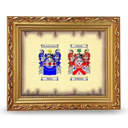 Anniversary Framed - Gold