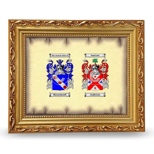 Anniversary Framed - Gold