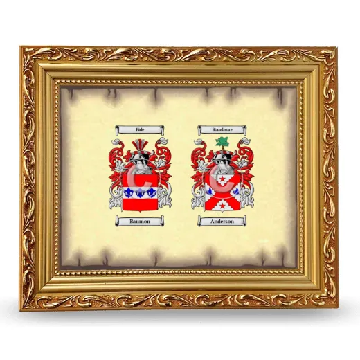 Anniversary Framed - Gold