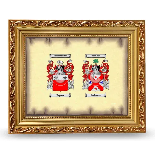 Anniversary Framed - Gold