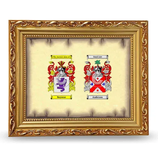 Anniversary Framed - Gold