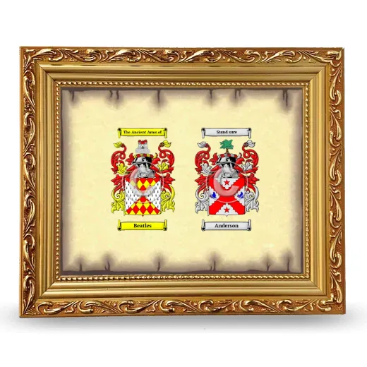 Anniversary Framed - Gold