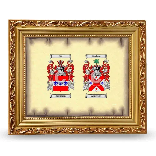 Anniversary Framed - Gold