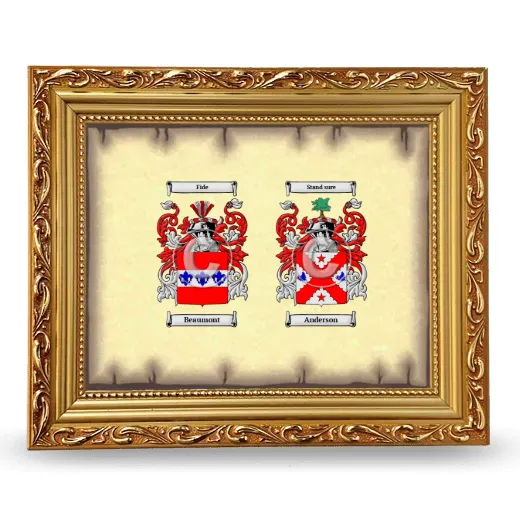 Anniversary Framed - Gold