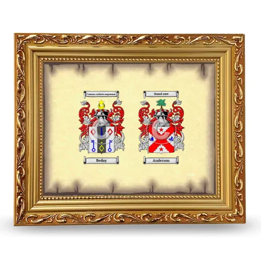 Anniversary Framed - Gold