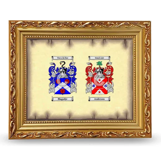 Anniversary Framed - Gold