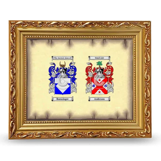 Anniversary Framed - Gold