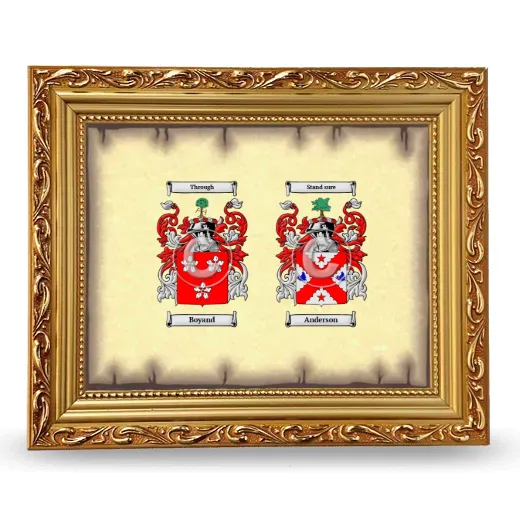 Anniversary Framed - Gold