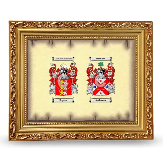 Anniversary Framed - Gold