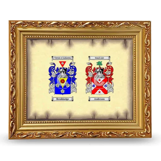 Anniversary Framed - Gold