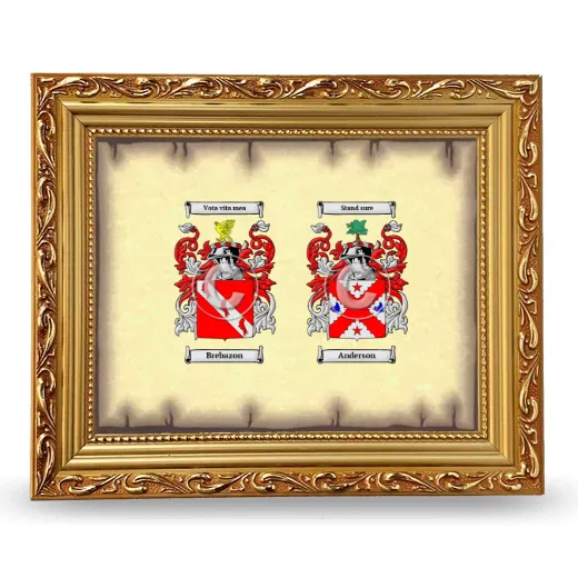 Anniversary Framed - Gold