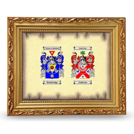 Anniversary Framed - Gold