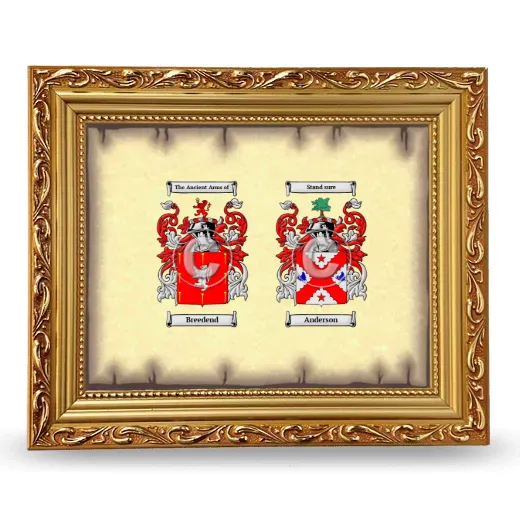 Anniversary Framed - Gold