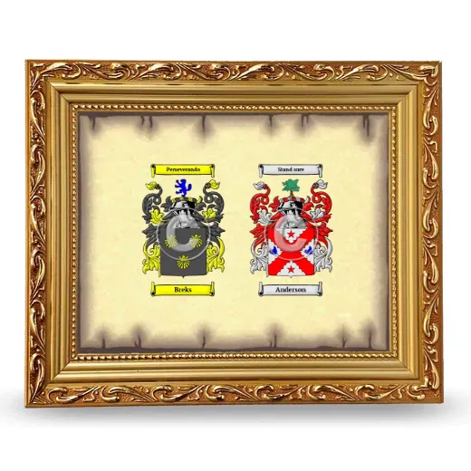 Anniversary Framed - Gold