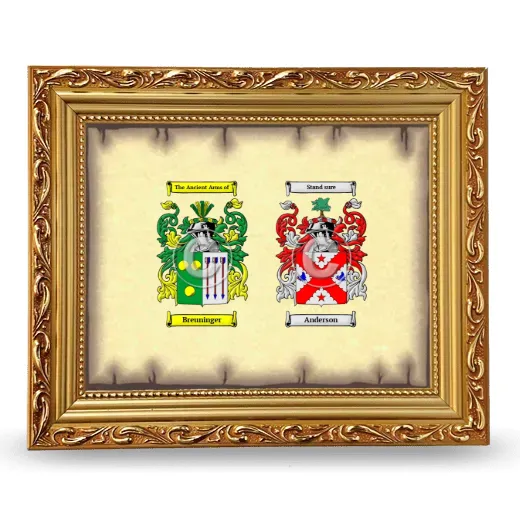 Anniversary Framed - Gold