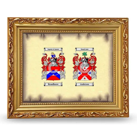 Anniversary Framed - Gold