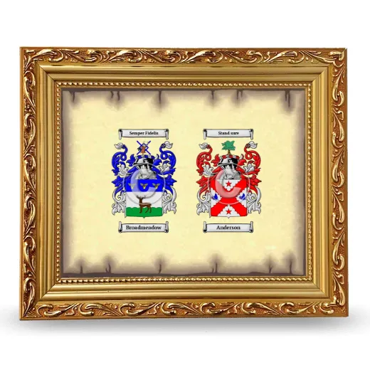 Anniversary Framed - Gold