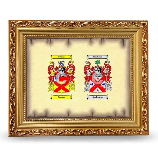 Anniversary Framed - Gold