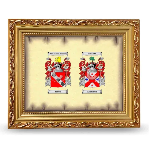 Anniversary Framed - Gold