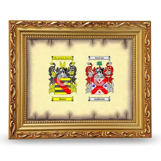 Anniversary Framed - Gold