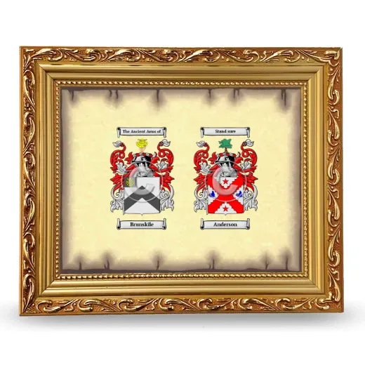 Anniversary Framed - Gold