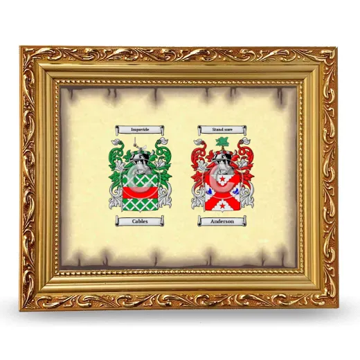 Anniversary Framed - Gold