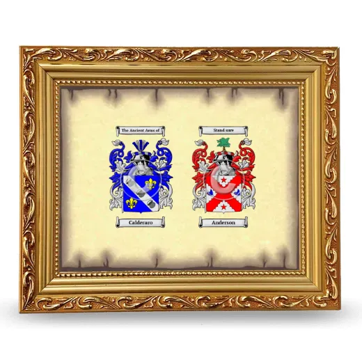 Anniversary Framed - Gold