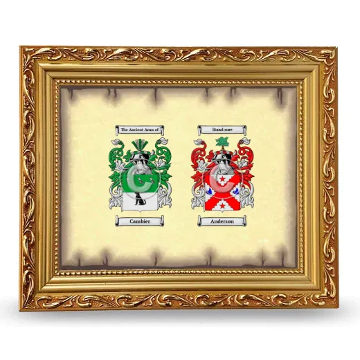 Anniversary Framed - Gold