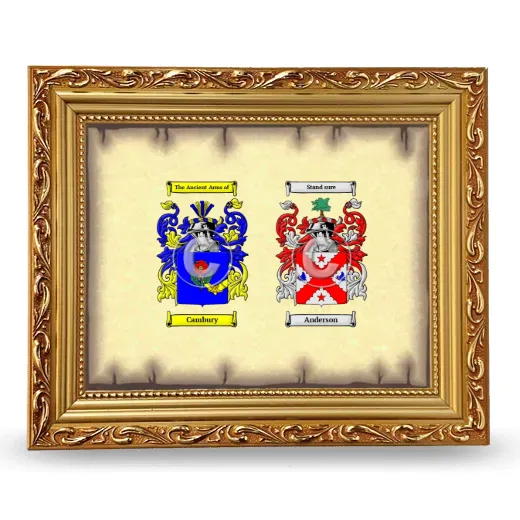 Anniversary Framed - Gold