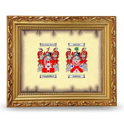 Anniversary Framed - Gold