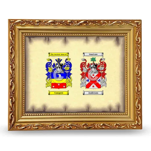 Anniversary Framed - Gold