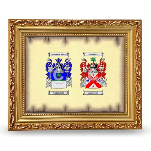 Anniversary Framed - Gold