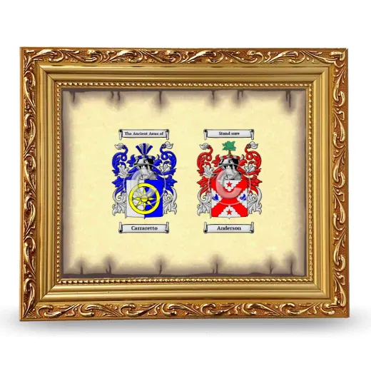 Anniversary Framed - Gold