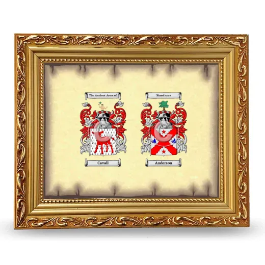 Anniversary Framed - Gold