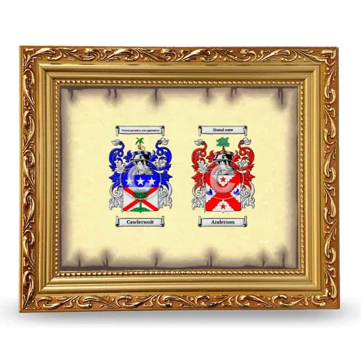 Anniversary Framed - Gold