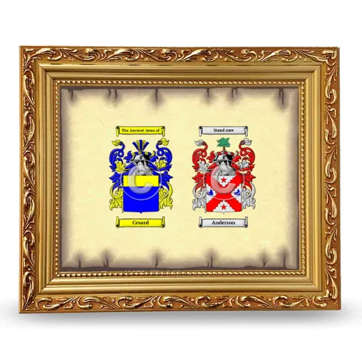 Anniversary Framed - Gold