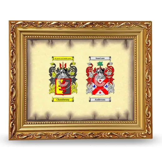 Anniversary Framed - Gold