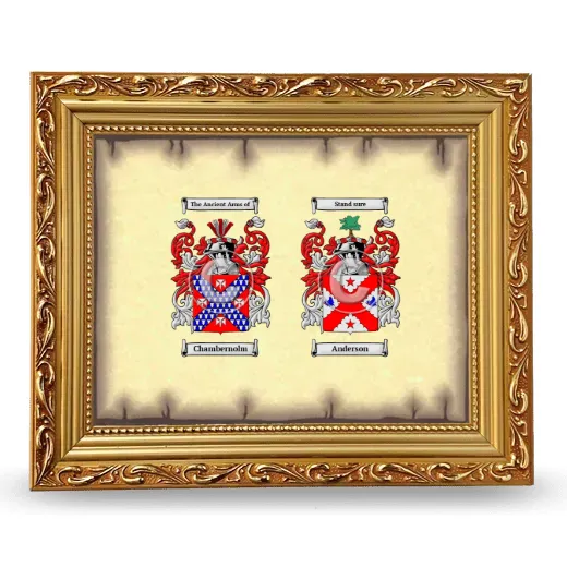 Anniversary Framed - Gold