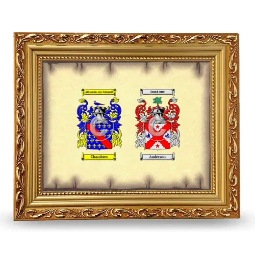 Anniversary Framed - Gold