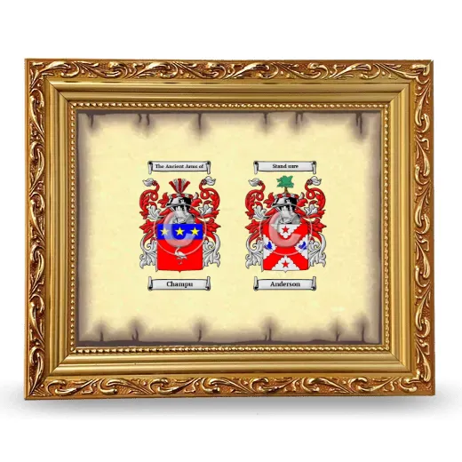 Anniversary Framed - Gold