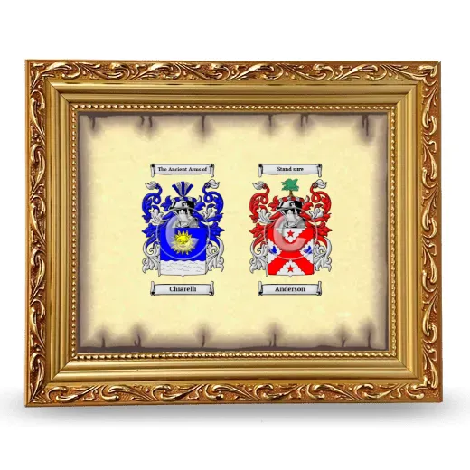 Anniversary Framed - Gold