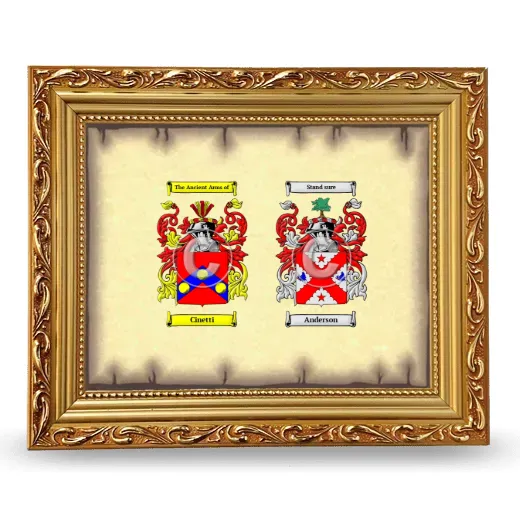 Anniversary Framed - Gold