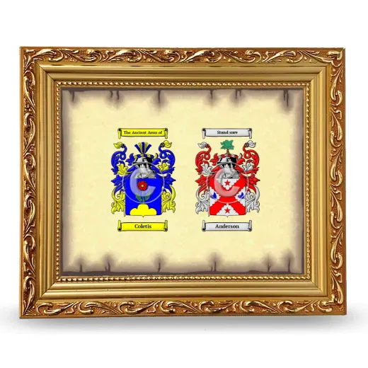 Anniversary Framed - Gold