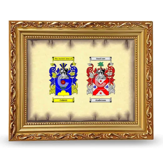 Anniversary Framed - Gold