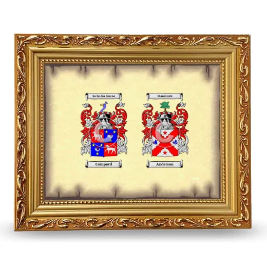 Anniversary Framed - Gold