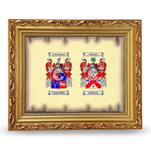 Anniversary Framed - Gold