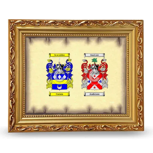 Anniversary Framed - Gold