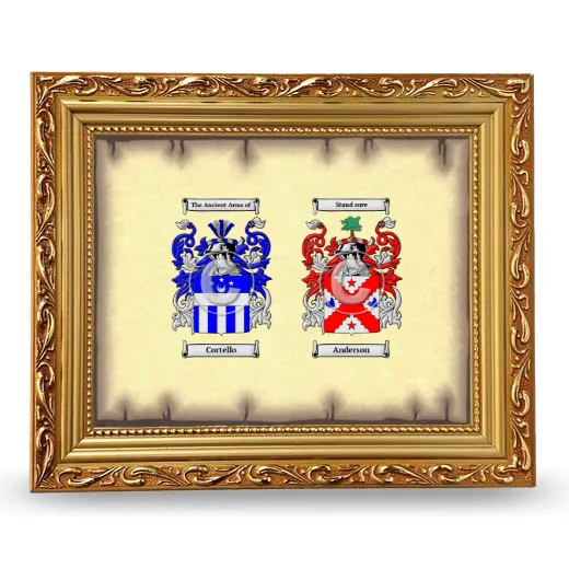 Anniversary Framed - Gold