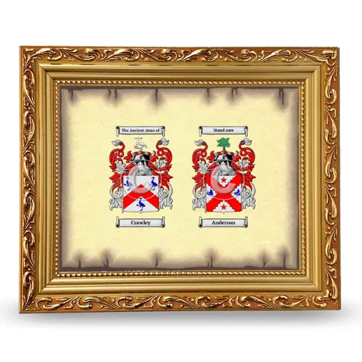 Anniversary Framed - Gold