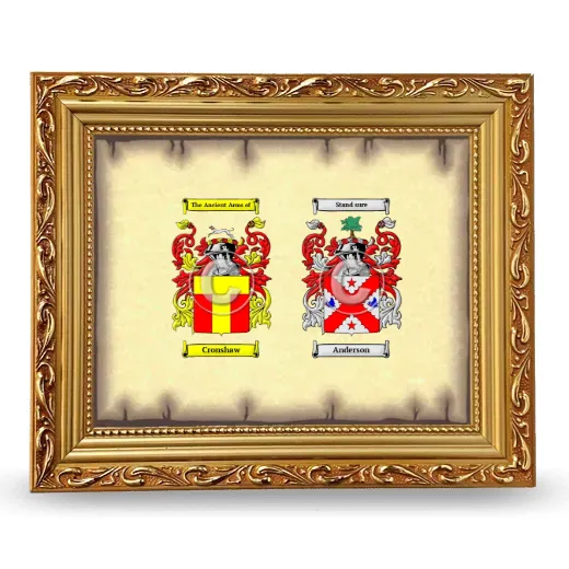 Anniversary Framed - Gold